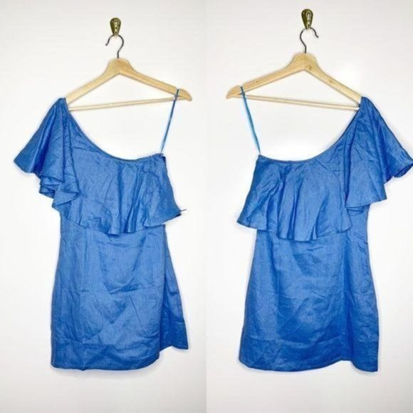 Capulet x Revolve Clara One Shoulder Linen Dress - Picture 11 of 11